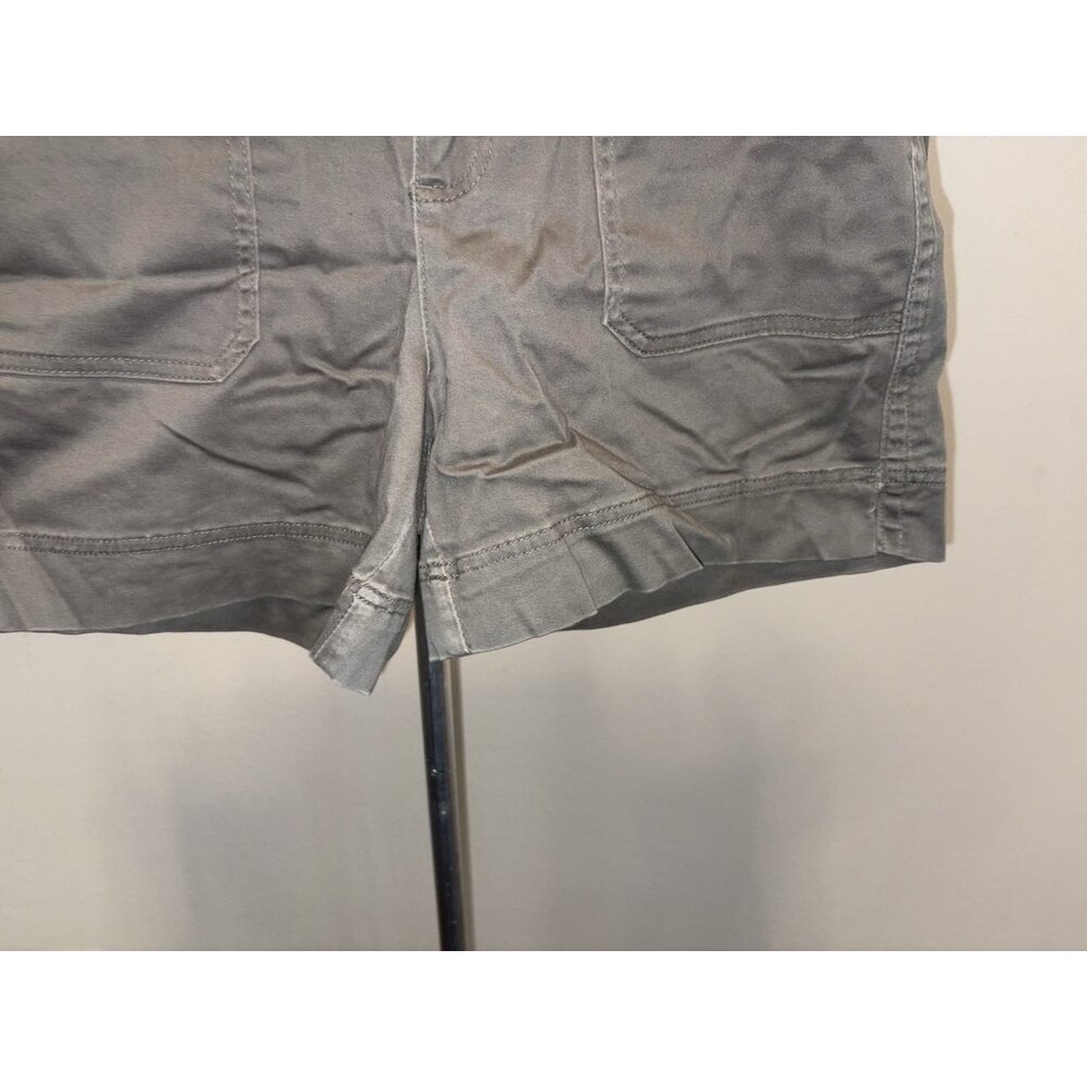 One 5 One Shorts Womens 10 M 32X4.5 Faded Olive Khaki Cotton Spandex Stretch - Picture 5 of 9